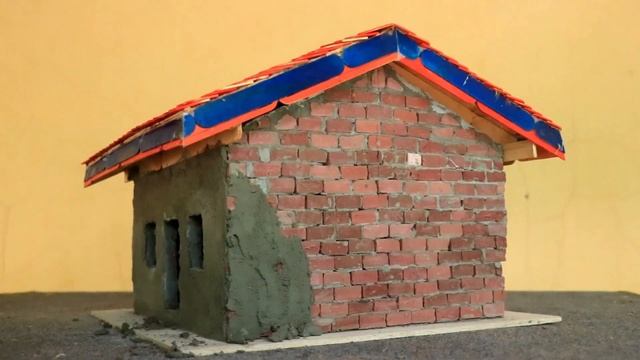BRICKLAYING -- How to build a MINI HOUSE -- HOW TO BUILD A BRICK WALL смотреть онлайн