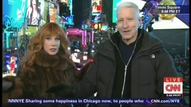 Tease - New Year's Eve Live 2015 Anderson Cooper Kathy Griffin Times Square New York смотреть онлайн