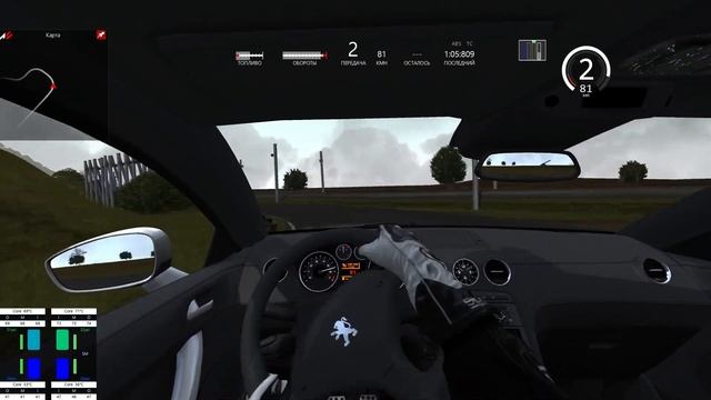 НА PEUGEOT RCZ ПО ТРЕКУ 6 КИЛОМЕТР смотреть онлайн