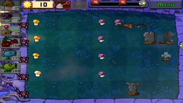 Празднуем десятилетие Plants vs Zombies. Прохождение игры, часть 1. смотреть онлайн