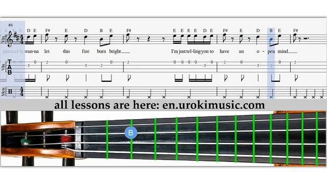 Rita Ora feat Chris Brown - Body On Me - How To Play Violin - Sheet Music Fingering смотреть онлайн