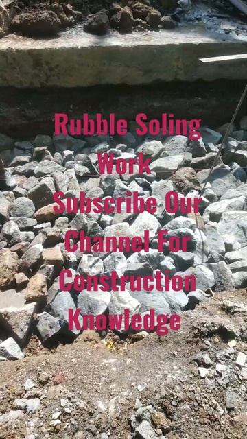 RUBBLE SOLING WORK #civil #viral #rubble #soling #construction #civilengineering #building #shorts смотреть онлайн