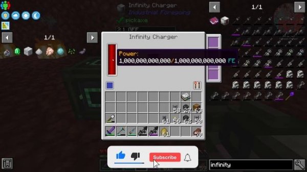 Infinity Drill 💎 Minecraft Industrial Foregoing Tutorial 💎 English