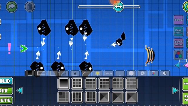 Обзор моей карты в Geometry Dash