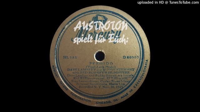 Red Rodney Be-Boppers, Dave Lambert u. Buddy Stewart (voc): Perdido (New York 1946) смотреть онлайн