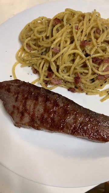PASTA TRUFLE SAUCE AND AMERICAN WAGYU HANGER BEEF#shorts смотреть онлайн