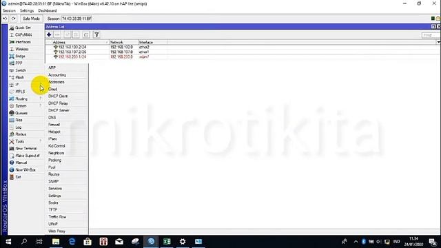 Static routing Mikrotik di winbox смотреть онлайн