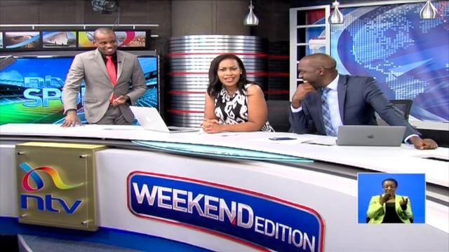 Larry Madowo and Victoria Rubadiri caught off guard on #NTVWeekendEdition смотреть онлайн