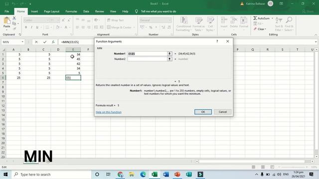 EXCEL FUNCTIONS MIN MAX COUNT SUM AND AVERAGE смотреть онлайн