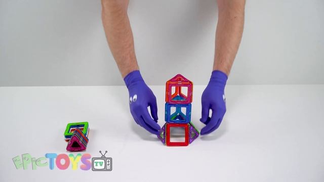 MAGNETIC BLOCKS MAGFORMERS for Kids | How to build mill, tower, camera and flower? смотреть онлайн
