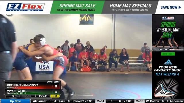 Mat 1 106 Brennan Vanhoecke Florida Vs Wyatt Weber Team Kansas Red смотреть онлайн