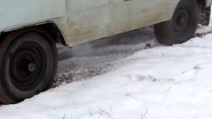 УАЗ 2206 "Буханка" Работа самоблока БТР 80