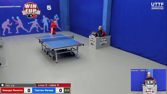 11:00 Завада Никита 3-1 Третяк Назар стол 5 ЮГ-2 24.03.21 смотреть онлайн