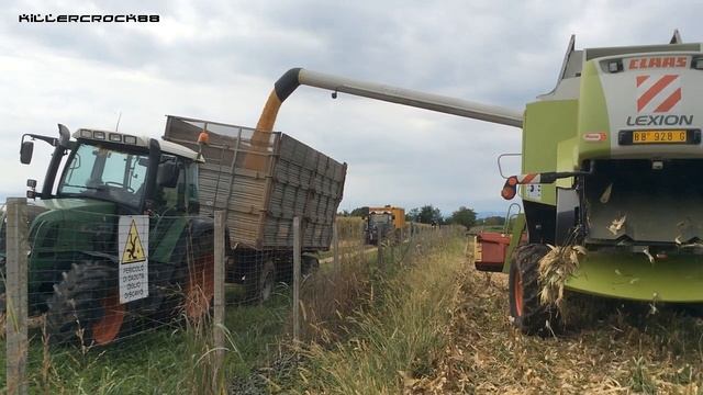 Trebbiatura Mais per Pastone 2014 Claas Lexion 530 + Capello Quasar R 8 + Fendt 211+410 смотреть онлайн