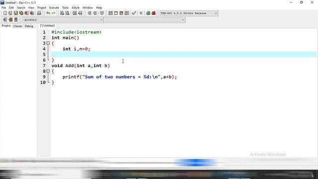 How to add two numbers using Function in C language смотреть онлайн
