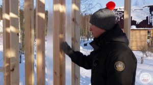 Стены, углы, проёмы, верхняя обвязка и перекрытие каркасного дома в Сосново | Андрей Шанс VLOG #61.3