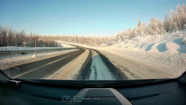 TrendVision DriveCam Real 4K Signature зима трасса смотреть онлайн
