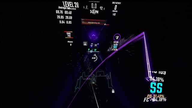 Beat Saber | Vertex Gamma - Rise [Ex+] | SS (#4) 91.49% - 11 Misses смотреть онлайн