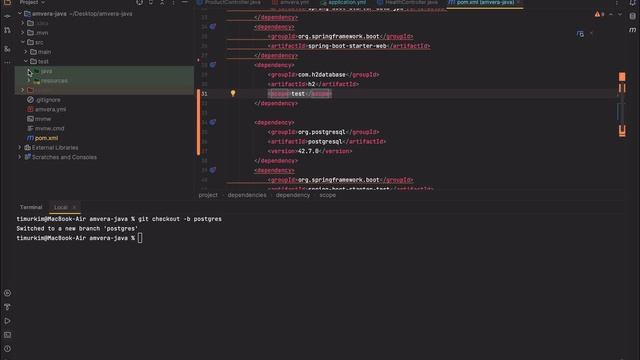 Деплой Spring Boot с встраиваемой базой данных H2 и PostgreSQL смотреть онлайн