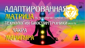 Манипура 🧘 чакра 🔊 матрица по технологии Гаряева П.П ☀️ SoftRadio.ru