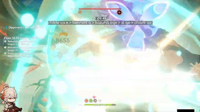 International Childe All Chambers (No GEO) - Floor 12 Spiral Abyss 3.3 (Genshin Impact) смотреть онлайн
