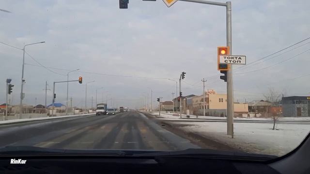 На выезде из Туркестана в сторону Кентау. Туркестанская область Казахстан. смотреть онлайн