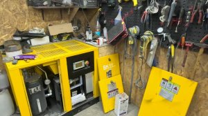 Замена масла в винтовом компрессоре!