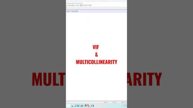 Understanding VIF. Full Video:https://youtu.be/9cUR52TdYGo #machinelearning #datascience #ai смотреть онлайн