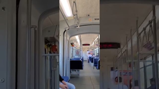 Riding ETS Siemens U2 # 1024 Ride 1 Capitol Line Clearview Century Park To Southgate