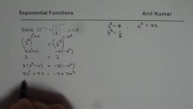 Solve Exponential Equations with Different Base and Quadratic Exponents - EDEXCEL - GCSE - SAT смотреть онлайн