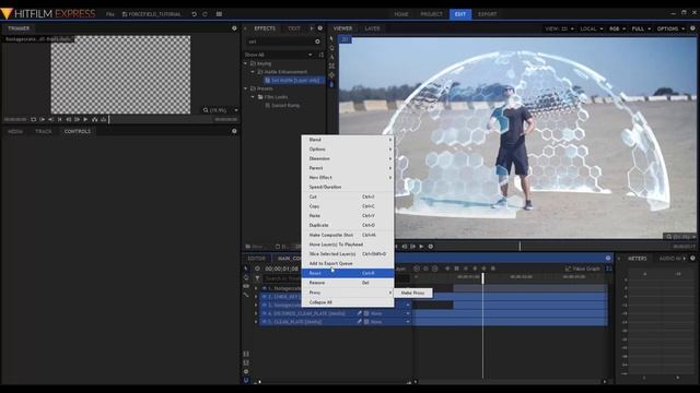 Make a Forcefield in HitFilm Express! смотреть онлайн