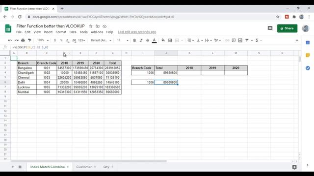 VLOOKUP alternative FILTER Function in Google Sheets 💥 смотреть онлайн