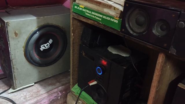 160 watt subwoofer bass test смотреть онлайн