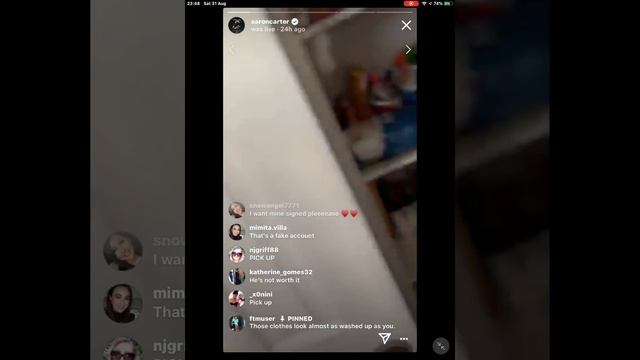 aARON cARTer - instagram-live | insta-live | ig-live | insta-gram | instagram | ig | insta | instag смотреть онлайн
