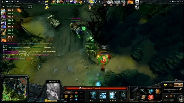 DotA 2 Na'Vi vs IG Black hole + ravage steal смотреть онлайн