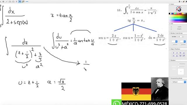 INTEGRAL 11 GRANVILLE PÁG.371 DEFINIDA POR SUSTITUCIÓN UNIVERSAL TRANSF. DE DIF. TRIGONOMÉTRICAS смотреть онлайн