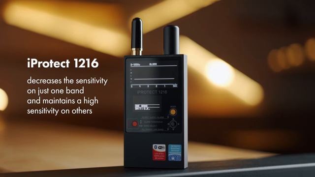 iProtect 1216 Counter surveillance 3 band RF detector смотреть онлайн