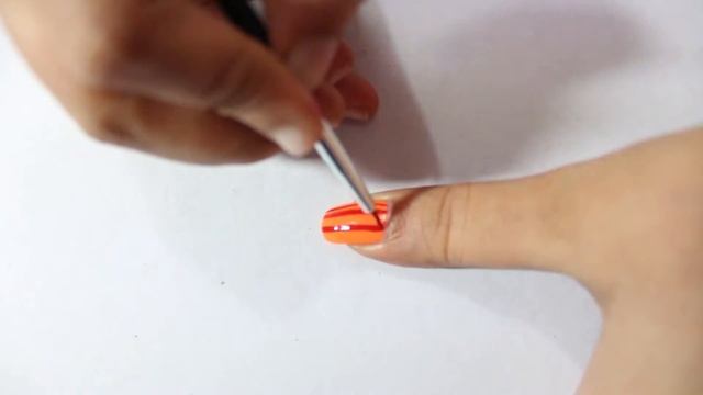 Tribal Green Orange Nail Art | ArtyCrafty Villa | Nail Art 05 смотреть онлайн