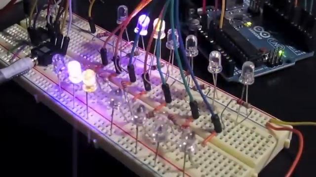 Audio Spectrum Analyzer (Arduino and MSGEQ7) смотреть онлайн