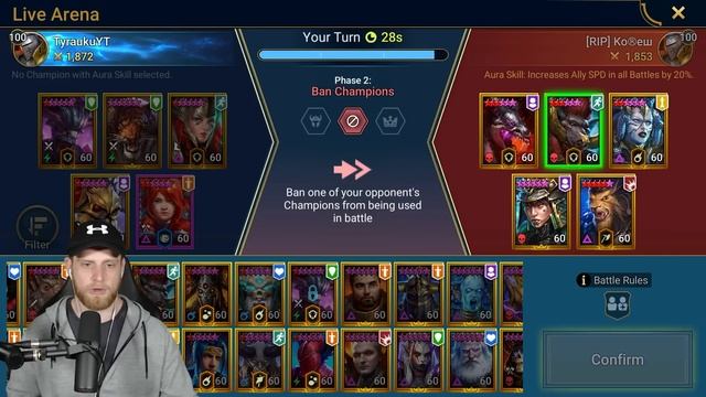 EPIC DELETES Ultimate Deathknight! Gala Longbraids In Live Arena