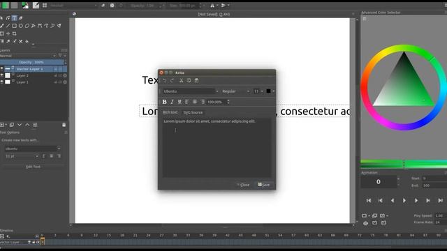How To Create Text In Krita смотреть онлайн