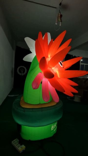 Light Inflatable Flowers For 2023 #Stagedesign Advertising Decoration