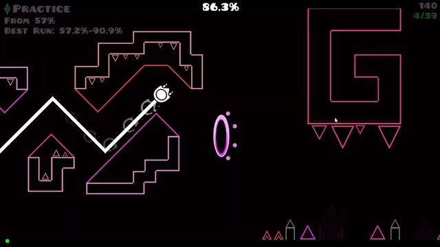 [Extreme Demon] Dora Dura the whole part without vocals (57-100 run)