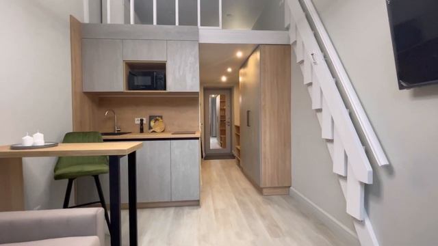 Стильные апартаменты - студия с кадастром под прoживаниe, под бизнеc! смотреть онлайн