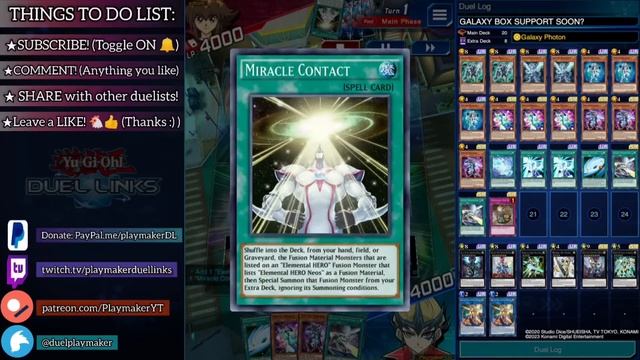 GALAXY PHOTON Ft. NEW GALAXY BRAVE F2P! NEW LEVEL UP Reward = Easy RANK 8 [DUEL LINKS]