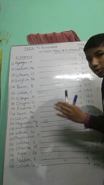 Trick to remember Atomic Mass of elements #shorts #elements #atomicmass смотреть онлайн