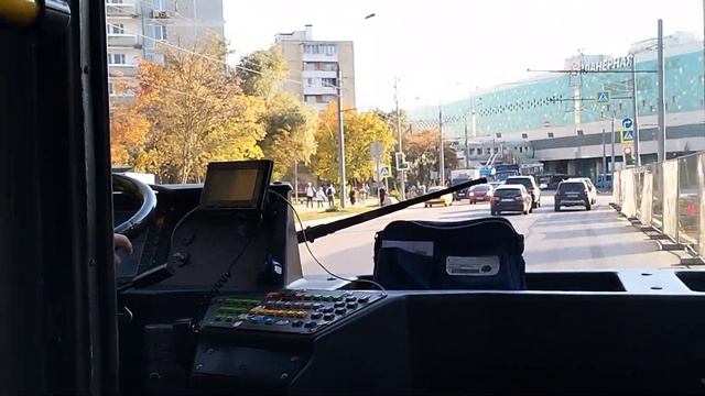Поездка на троллейбусе Тролза 5265.02 Мегаполис борт 0030 202 маршрут Химки смотреть онлайн