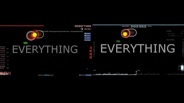 [osu/ Osu Lazer]- Unlike Pluto Feat. Mike Taylor - Everything Black (beatmap Made By Boomicle)