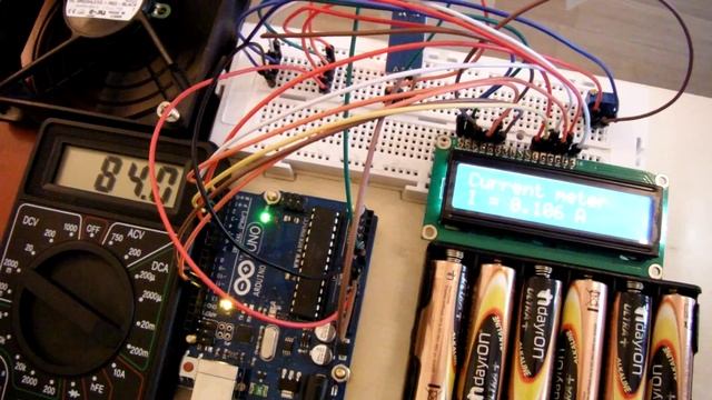 Current Meter with Arduino + LCD смотреть онлайн