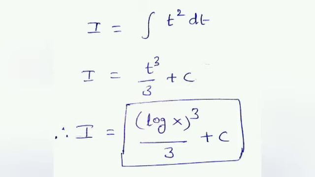 Evaluate Integral (logx)^2 /x Dx